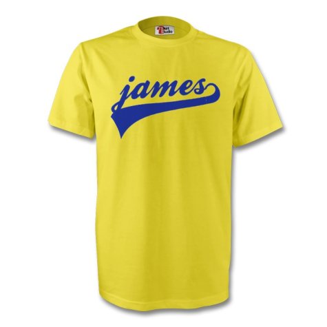James Rodriguez Colombia Signature Tee (yellow)