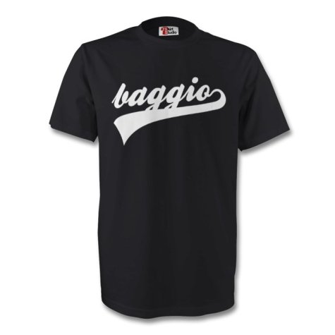 Roberto Baggio Juventus Signature Tee (black)