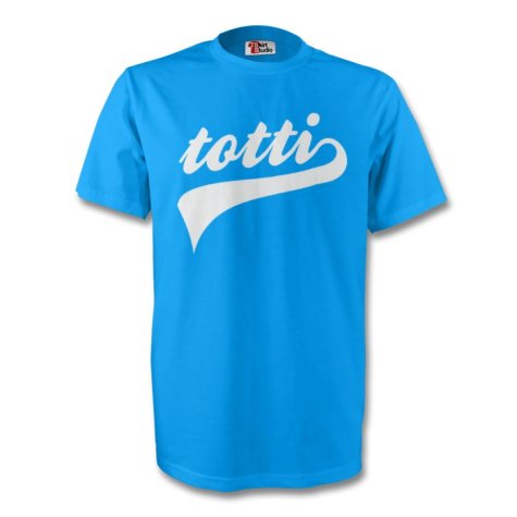 Francesco Totti Italy Signature Tee (sky Blue)