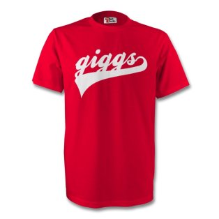 Ryan Giggs Man Utd Signature Tee (red) - Kids