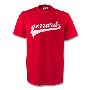 Steven Gerrard Liverpool Signature Tee (red) - Kids