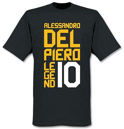 Alessandro Del Piero Juventus Legends Tee (Black)