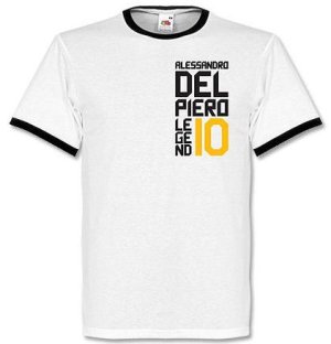 Alessandro Del Piero Juventus Ringer Tee (White)