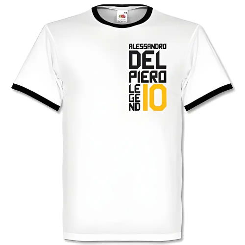 Alessandro Del Piero Juventus Ringer Tee (White)