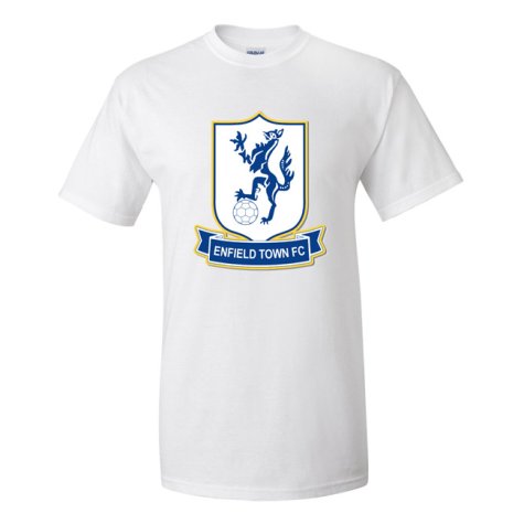 Enfield Town Official Badge T-Shirt (White)