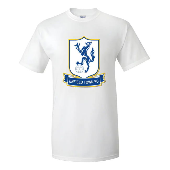Enfield Town Official Badge T-Shirt (White)