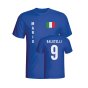 Mario Balotelli Italy Flag T-shirt (blue) - Kids
