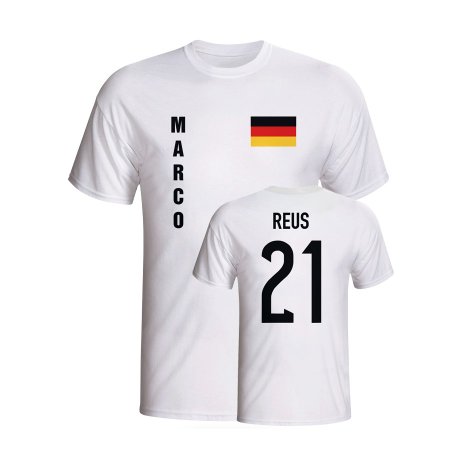 Marco Reus Germany Flag T-shirt (white) - Kids