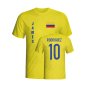 James Rodriguez Colombia Flag T-shirt (yellow) - Kids