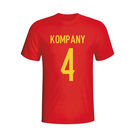 Vincent Kompany Belgium Hero T-shirt (red)