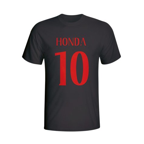 Keisuke Honda Ac Milan Hero T-shirt (black) - Kids