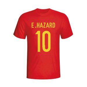 Eden Hazard Belgium Hero T-shirt (red)