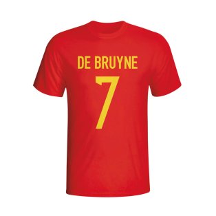 Kevin De Bruyne Belgium Hero T-shirt (red)