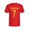 Kevin De Bruyne Belgium Hero T-shirt (red)