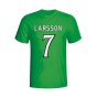 Henrik Larsson Celtic Hero T-shirt (green)