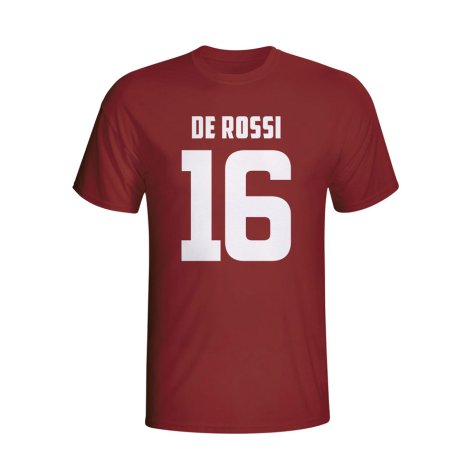 Daniele De Rossi Roma Hero T-shirt (maroon)