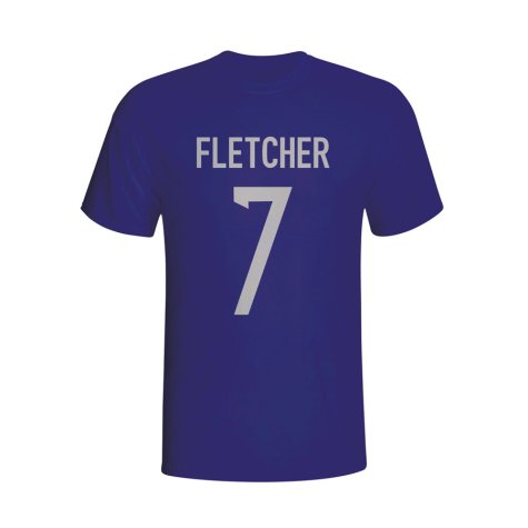 Darren Fletcher Scotland Hero T-shirt (navy)