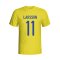 Henrik Larsson Sweden Hero T-shirt (yellow)