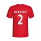 Mathieu Debuchy Arsenal Hero T-shirt (red) - Kids