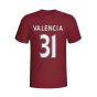 Enner Valencia West Ham Hero T-shirt (maroon)