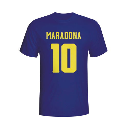 Diego Maradona Boca Juniors Hero T-shirt (navy) - Kids