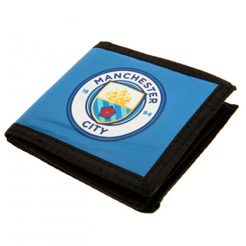 Manchester City FC Canvas Wallet  Manchester City FC Canvas Wallet