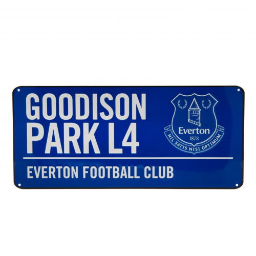 Everton FC Colour Street Sign  Everton FC Colour Street Sign