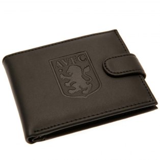 Aston Villa FC RFID Anti Fraud Wallet Black One Size 