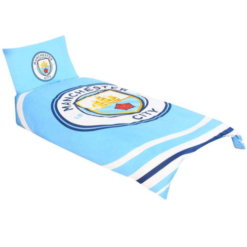 Manchester City FC Pulse Single Duvet Set  Manchester City FC Pulse Single Duvet Set