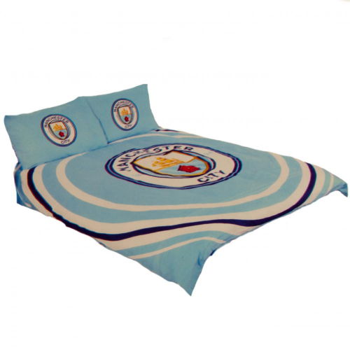 Manchester City FC Pulse Double Duvet Set  Manchester City FC Pulse Double Duvet Set