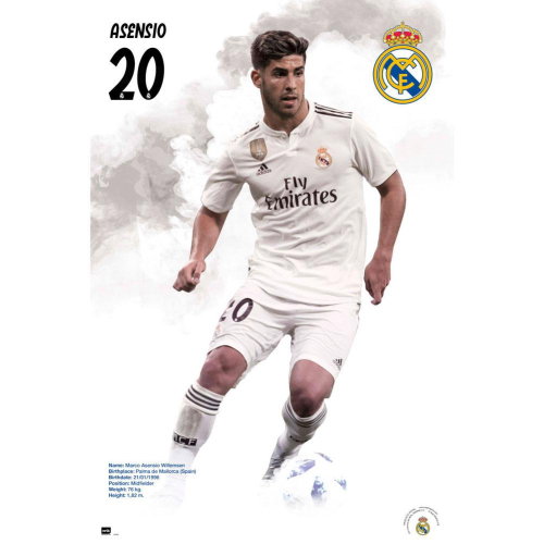 Real Madrid FC Poster Asensio 57 Real Madrid FC Poster Asensio 57
