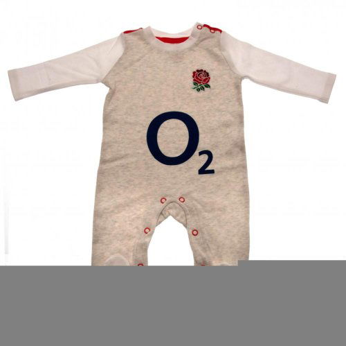 England RFU Sleepsuit 12/18 mths GR