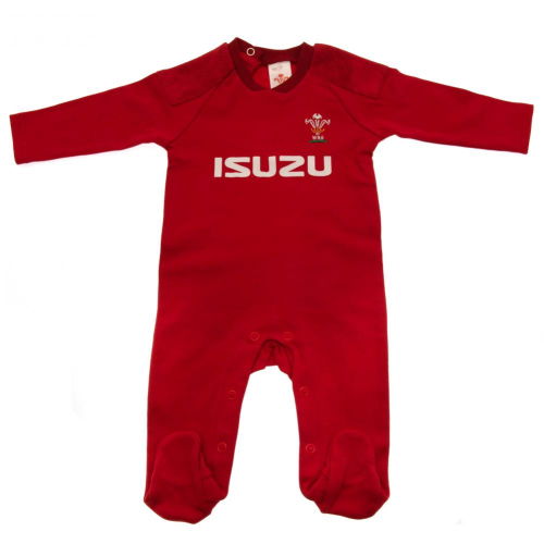 Wales RU Sleepsuit 9/12 mths PS  Wales RU Sleepsuit 9/12 mths PS