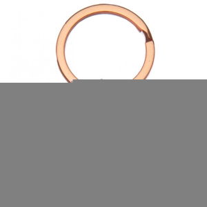 Leicester City FC Rose Gold Crest Keyring
