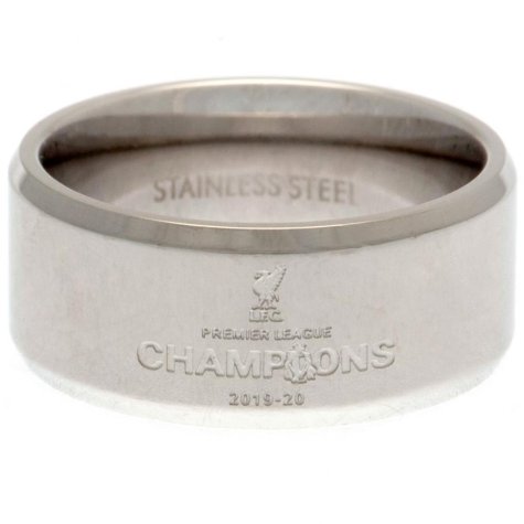 Liverpool FC Premier League Champions Band Ring Small