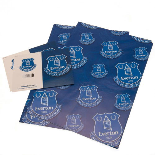 Everton FC Crest Gift Wrap  Everton FC Crest Gift Wrap