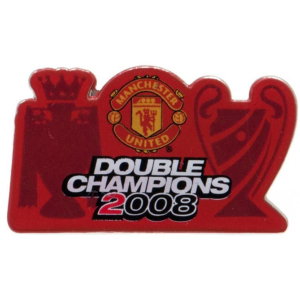 Manchester United FC Double Champions Pin Badge