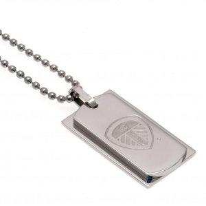 Leeds United FC Double Dog Tag & Chain