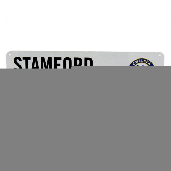 Chelsea FC White Street Sign