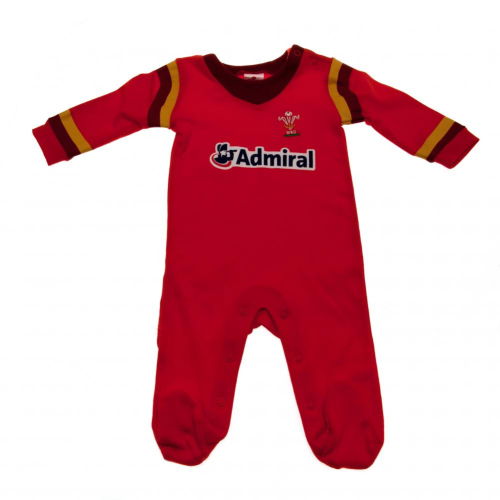 Wales RU Sleepsuit 12/18 mths GD  Wales RU Sleepsuit 12/18 mths GD