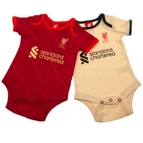 Liverpool FC 2 Pack Bodysuit 6-9 Mths DS