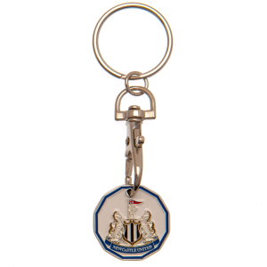 Newcastle United FC Trolley Coin Keyring
