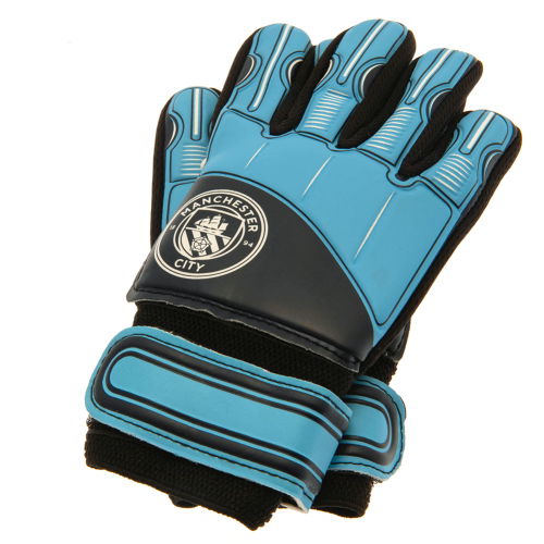 Manchester City FC Delta Goalkeeper Gloves Kids  Manchester City FC Delta Goalkeeper Gloves Kids