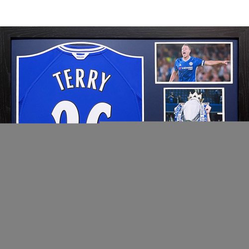 Chelsea FC 2000 Terry Signed Shirt (Framed)