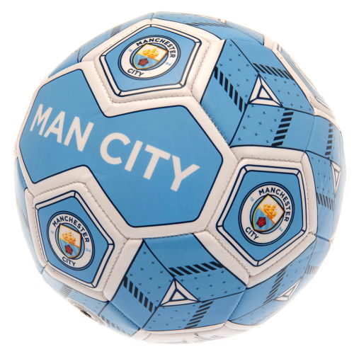 Manchester City FC Hex Size 3 Football  Manchester City FC Hex Size 3 Football