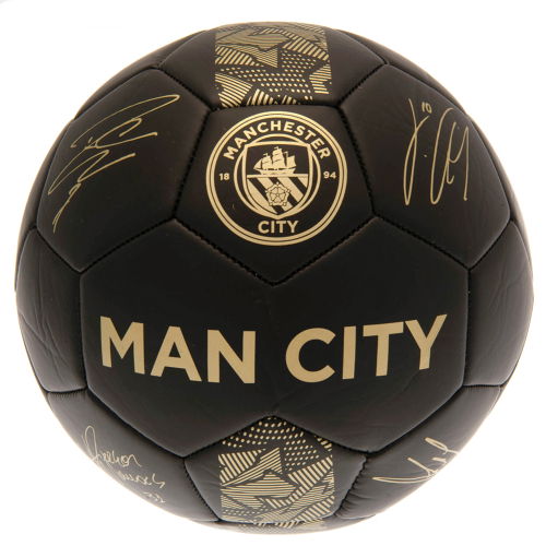 Manchester City FC Sig Gold Phantom Football  Manchester City FC Sig Gold Phantom Football