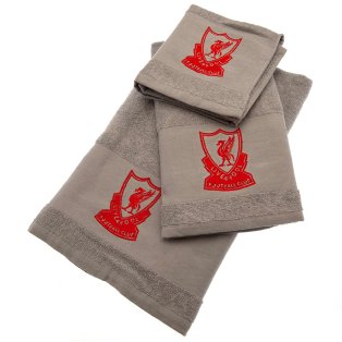 Liverpool FC 3pc Embroidered Towel Set