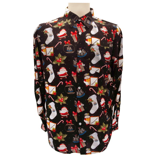 Newcastle United FC Christmas Shirt Mens Medium