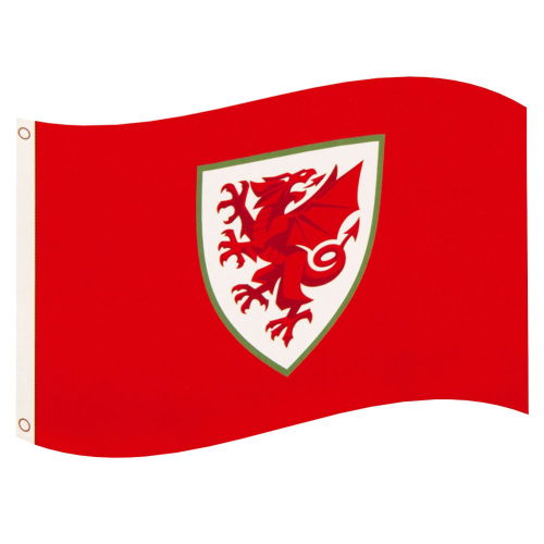 FA Wales Core Crest Flag  FA Wales Core Crest Flag