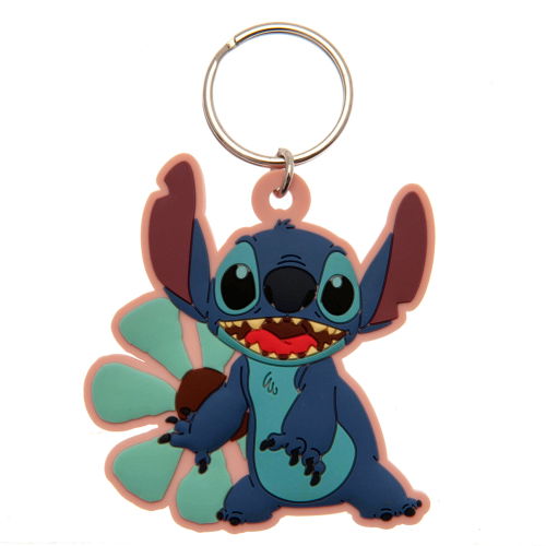 Lilo & Stitch Flower PVC Keyring